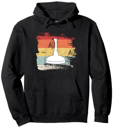 Vintage Retro Eisstockschießen Eisstock Pullover Hoodie