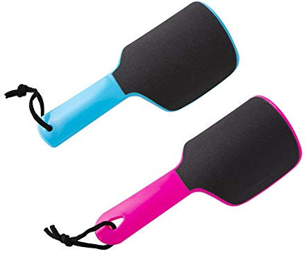 UUYYEO Lot de 2 râpes à pied incurvées en forme de U pour éliminer les callosités et les pieds - Outil de pédicure