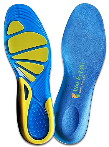 Solette gel uomo donna ammortizzanti, taglia M, soletta scarpe di sicurezza, sport, trekking, camminata, trattamento dei piedi, antiscivolo, antiodore, piedi piatti o cavi, sensibili, alluce valgo.