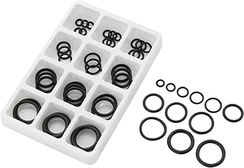 S & S PRODUCTS 50Pc Assorted O RING SET Rubber O Ring Seals Plumbing Tap O-Ring Washer Kit Pack