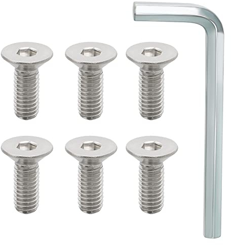 Alpha Rider Brake Rotor Screws Kit for Peugeot Citroen Audi 6 Pack | for Peugeot Citroen Audi Seat And Skoda, Stainless Steel Construction, Includes Installation Wrench