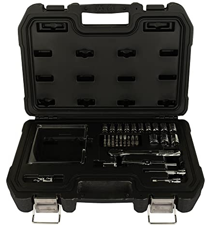 DEWALT DWMT19238-1 Juego de llaves métricas completas de 1/4 pulgadas, 37 piezas