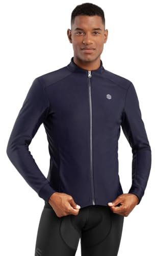 SIROKO - Chaqueta de Ciclismo J1 Elba - L - Azul navy