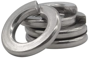 Rierdge Rondelle de verrouillage fendue 3/8 en acier inoxydable 304, joint élastique de verrouillage, 100 pièces