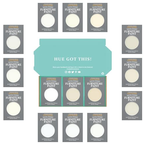 Rust-Oleum Furniture Paint in Satin Finish – Elegant Whites Tester Box