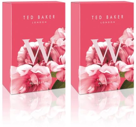 Ted Baker W EDT Duo Pack, Fruity Floral Rose Orchid, 2x 75ml | Floral green and fruity floral fragrances create a feminine, elegant signature scent. Elegantly presented for gifting.