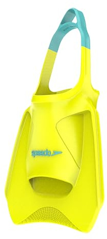 Speedo Biofuse Fitness Pinne da allenamento per Unisex Adulto, Hyper Yellow / Arctic Glass, XS