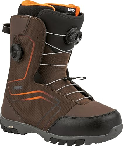 Nitro Botas de Snowboard Sentinel Boa, Color marrón, MP 28.5 // EU 43 1/3 // US 10,5