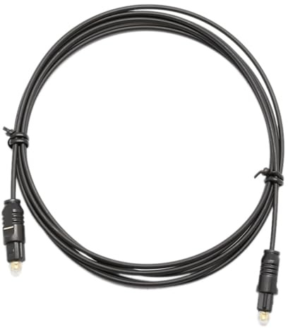 NONDK Câble Audio à Fibre Optique Numérique de 3 Mètres SPDIF OD2.2 TOSLINK-TOSLINK Cordon Plaqué Or Se Connecter au DVD CD Installation Facile Facile à Utiliser