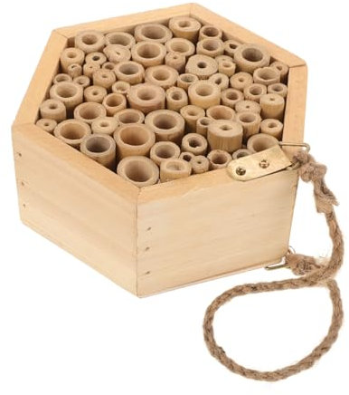 PHENOFICE Einzigartiger Bienenstock Aus Holz Für Zuhause Bienenhabitat Für Die Gartendekoration