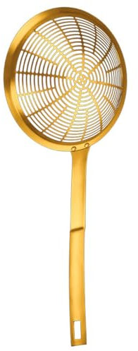Mestolo in acciaio inox per brodo vegetale manico ergonomico schiumarola cucchiaio scanalato domestico