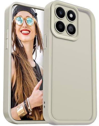 DESSEN Funda para Motorola Moto Edge 60 Fusion 5G Capa Protectora- Silicona Carcasa Antigolpes Protector Camara Móvil Case Cover Suave Bumper Resistente, Blanco