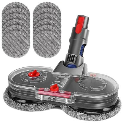 Alfombrilla limpiadora de suelos robótica MKVAXR For Dyson, for V7 V8 V10 V11 V15 Aspiradora Cepillo eléctrico con cabezal de trapeador con tanque de agua Accesorios de trapeador de tela desmontable P