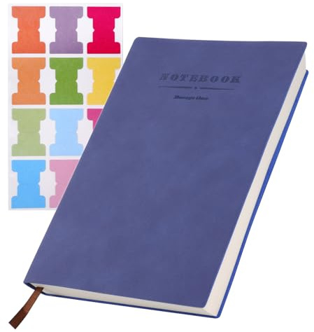 Tikplus A5 Notebook Lined， College Lined Note Book 360 Pages Ruled Journal
