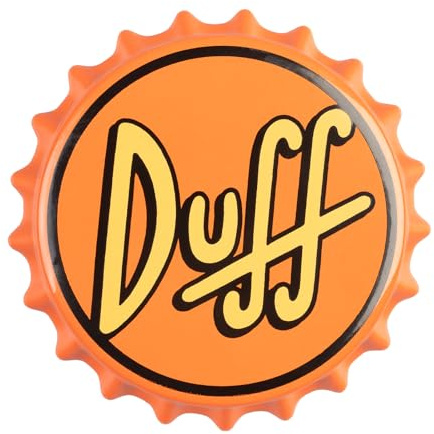 Grupo Erik: The Simpsons Calamita con Apribottiglie in Metallo – Gadget da Cucina Duff Beer con Licenza Ufficiale