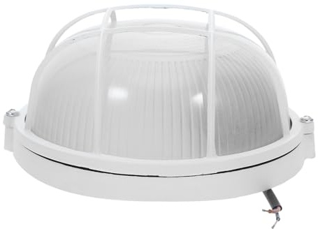 VALICLUD Sauna Leuchte E27 Glas Aluminium Runde Sauna Wandleuchte Deckenleuchte Hitzebeständig Feuchtigkeitsresistent für Dampfbad Keller und Schächte