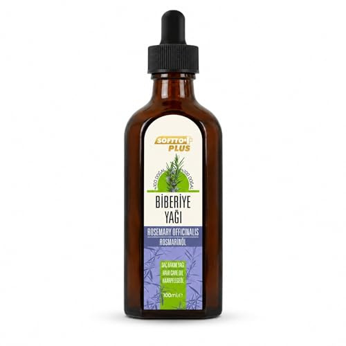 Softto Plus Haarpflegeöl 100 ml – Leave-in Haaröl gegen Frizz für Glanz & Geschmeidigkeit – Haaröl für trockene, krause & glanzlose Haare – Pflege für Längen & Spitzen ohne Ausspülen (Rosmarinöl)