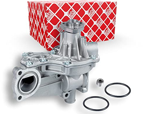 febi bilstein 09800 Wasserpumpe mit Dichtringen, 1 Stück | Kompatibel mit: AUDI A4 B5, A4 B5 Avant, A6 C4, A6 C4 Avant, A6 C5, A6 C5 Avant, CABRIOLET B3, VW PASSAT B5