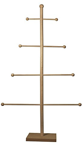 Rayher 62582000 Holz Baum-Set, 93x52x18cm, 17-teilig, SB-Btl 1Set