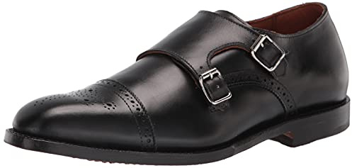 Allen Edmonds Mens St.John's Monk-Strap Loafer Black 8.5 D