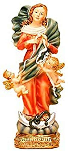 Trofeos Cadenas | Virgen Desatanudos. Figura Religiosa, en Resina, de 11 cm