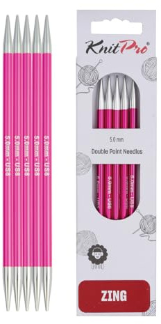 KnitPro Zing Nadelspiele 8 (20cm) | 5mm