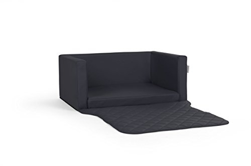 Travelmat BASIC Kofferraum Hundebett fürs Auto VISCO-Spezialschaumstoff Kunstleder Schwarz 90 x 70cm