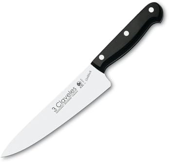 3Claveles Uniblock - Cuchillo cocinero, 18 cm, 7 pulgadas