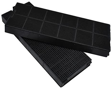 2x AllSpares Aktivkohlefilter für Dunstabzugshauben geeignet für Refsta K26, Gorenje 182192, Candy 49016876 & Seppelfricke 610000081 | Filter für Abzugshauben 250 x 97 x 24 mm