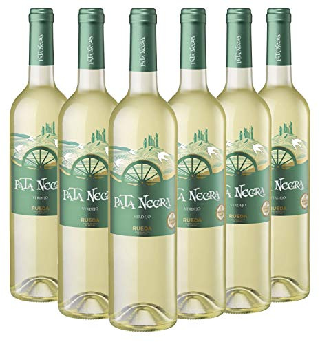 Pata Negra Verdejo - Vino Blanco D.O Rueda - Caja de 6 Botellas x 750 ml