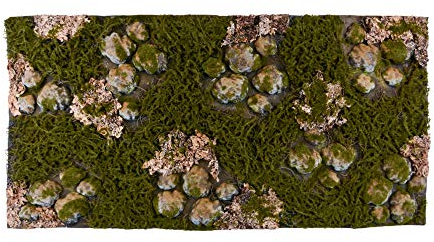 Terrarium Rückwand 3D Hintergrund Deko Naturlook Wald 116x58cm für 120x60cm Terrarien