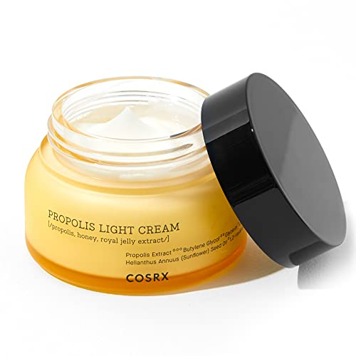 COSRX Full Fit Propolis Gesichtscreme mit 64% Propolis, Koreanische Glow-Creme für glatte, strahlende Haut, Feuchtigkeitscreme und Pflegecreme, geeignet für alle Hauttypen, Korean Skincare 65ml