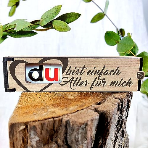 Du bist einfach ALLES für mich - Schokoriegel Geschenkbox inkl. Duplo - Geschenke Für Freundin, Partner, Geschenkideen Männer, Frauen, Lieblingsmensch, Schokolade Danke