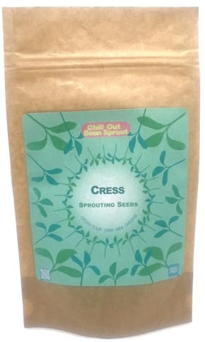 CHILL OUT BEAN SPROUT - CRESS Seeds for Sprouting Indoors | MICROGREENS | 100gm