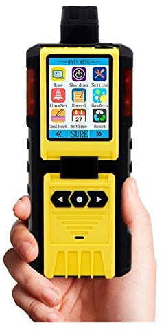 Rilevatore di gas portatile, K-600 Portatile 4 in 1 Multi Gas Air Monitor Rilevatore di gas portatile EX Oxygen Hydrothion Monossido di carbonio Gas combustibile per casa e camper