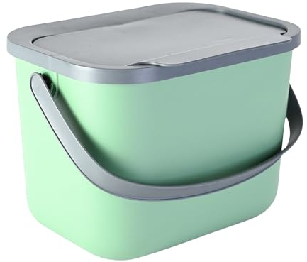 Mini Bini Bio-Waste Bin and Composter, 6L Capacity, Green, Eco-Friendly Kitchen Compost Solution