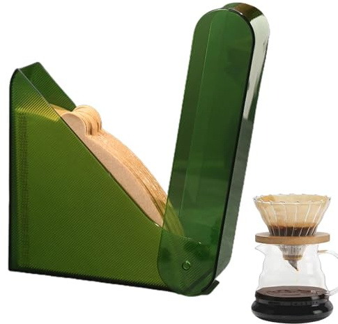Kaffeefilterbehälter, Kaffeefilterhalter für Theke,Staubdichter, wiederverwendbarer, versiegelnder Kaffeefilterbehälter-Organizer | Multifunktionaler Kaffeefilterspender, kompakte Aufbewahrungsbox für