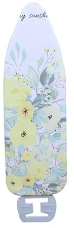 DUNSBY Bügelbrettbezug Super extra breiter Bügelbrettbezug mit Kordelzug, hohe Temperaturbeständigkeit, gepolsterter Bügelbrettbezug, 140 x 50 cm