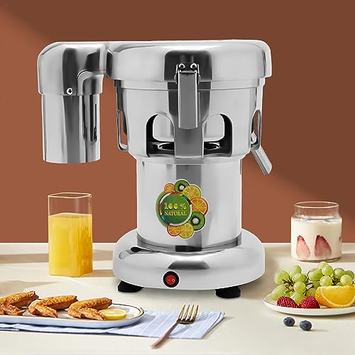 Elektrische Saftpresse Fruchtsaftpresse Edelstahl Saftpresse Gemüsesaft Juicer Trennung Orangenpresse Zitruspresse Zitronenpresse Obstpresse Orangensaftpresse Citruspresse Spülmaschinengeeignet