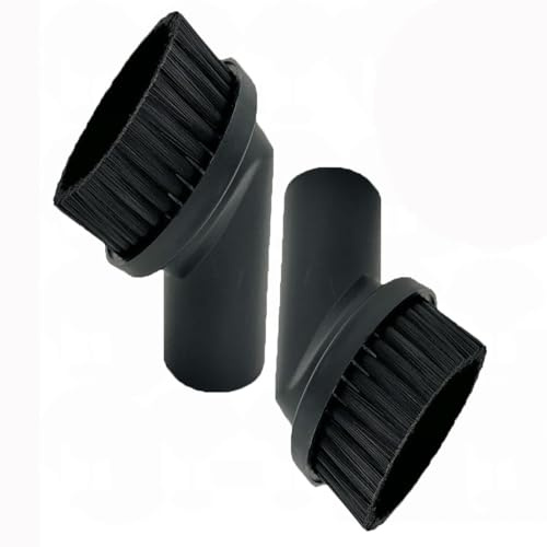 Accesorios de Aspiradora,2 pcs Cepillo Para Aspiradora Universal 35 mm,Cepillo Redondo De Crin De Caballo Accesorio con Cerdas Suaves para Polvo,Limpieza Delicada de Muebles,Sofás,Autos y Grietas