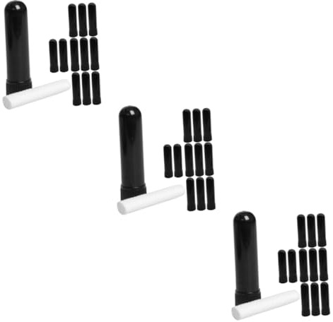 PACKOVE 36pezzi Tubi Inalatori Nasali Per Oli Essenziali Strumenti Portatili Con Semplice e Resistente Per Rinfrescare La e Alleviare La Congestione Nasale