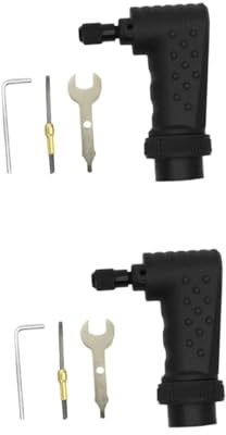 SHINEOFI 2 set Adattatore Per Angolare Destro Elettrico Accessori Per Avvitatore Angolare Convertitore Angolare Destro Convertitore Elettrico 4 pezzi*2