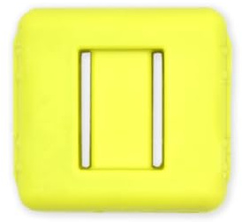 Tauchgewicht aus Blei, kunststoffbeschichtet, 2 kg, 1 bis 4 Stück, umweltfreundlich, korrosionsbeständig, hergestellt in Italien. Ideal zum Tauchen, Apnoe und Tauchangeln. Farben: Gelb, Grün und
