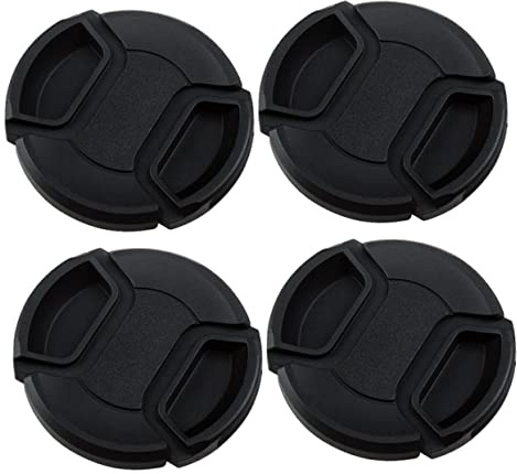 DIYEAH 4pcs Lens Cover Camera Lens Pro Prevents Scratches for Outdoor Photography and Travel