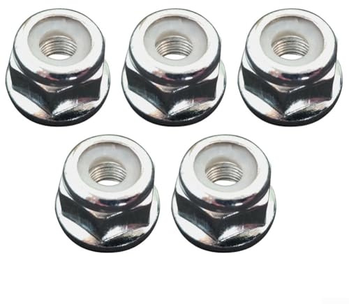 WIIYENA M10 Kontermutter für FS80 FS85 FS87 FS90 FS94 Kettensägenmodelle, Linksgewinde-Sicherungsmutter 4126 642 7600, Ersatzteil für Outdoor-Elektrogeräte (5 Stück)
