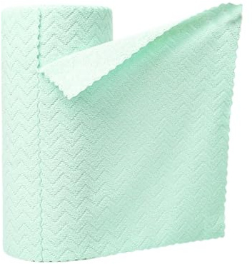 Rollo paño limpieza microfibra | Paquete 30 rollos toallas microfibra desgarrables | Rollos reutilizables toallas microfibras | Trapos limpieza ultra absorbentes para uso seco y húmedo para cocina