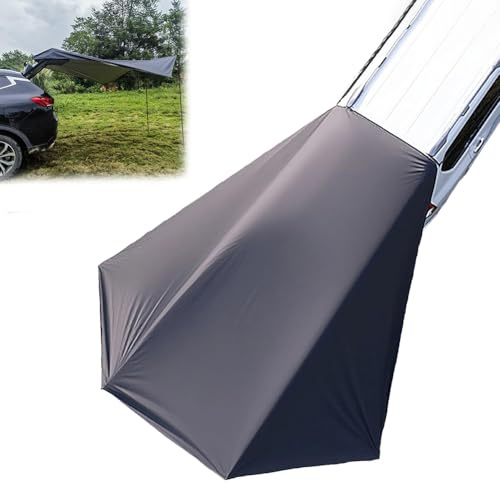 LXCMQL Toldo Coche para VW Multivan T5 T6 T6.1 T7 2003-2024 2025+, Impermeable Protección Solar Exterior Portátil Refugio para Toldo Trasero y Lateral de Coche