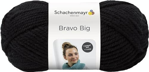 Schachenmayr Bravo Big 9807705-00199 schwarz Handstrickgarn