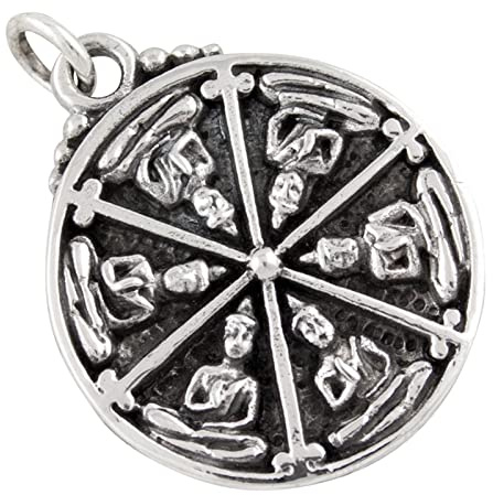 AFP Anhänger Buddha Buddhismus 925 Sterling Silber AS-357