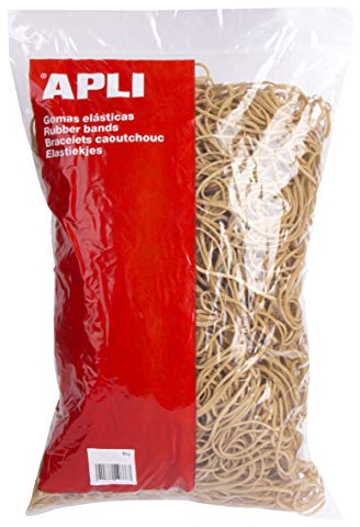 APLI 12866 - Gomillas elasticas apli 120 x 2 mm n 12 bolsa de 1000 gr